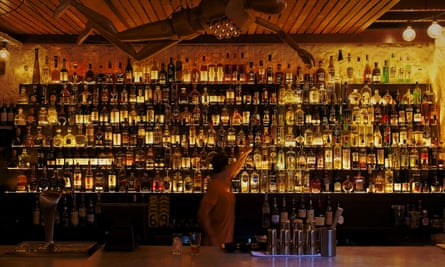 Bar area at the Odd Fellow venue in Fremantle, Western Australia.