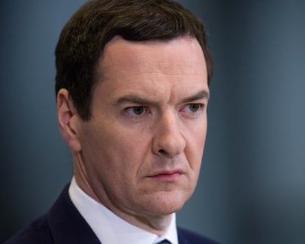 A headshot of a stern looking George Osborne in 2016