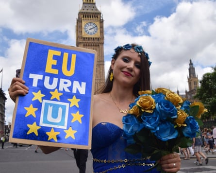 The mood in the UK among younger voters is in favour of a return to the EU.