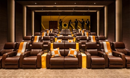 The James Bond-themed indoor cinema