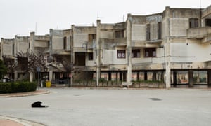 Poggioreale Nuova is now deserted for much of the day, frequented only by stray dogs.