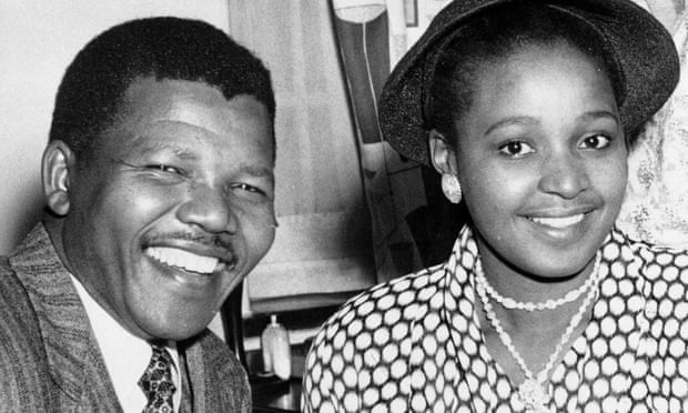 Nelson and Winnie Mandela at their wedding in Transkei, South Africa, in 1958