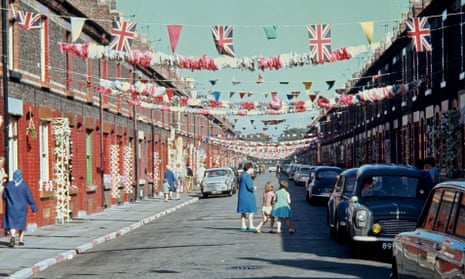 The residents of Claudia Street decorated their street and houses prior to the Brazil v Bulgaria Fifa World Cup match at Goodison Park in Liverpool in 1966