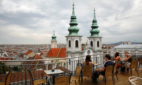 A rooftop cafe in Vienna, ranked the world’s best city to live in.
