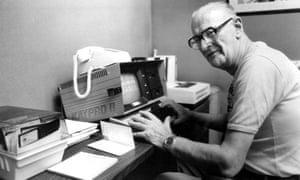 Arthur C Clarke in 1984.