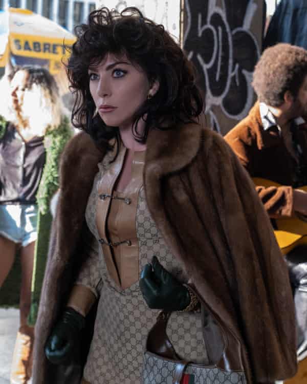 In her role as Patrizia Reggiani, Lady Gaga works Gucci’s world-famous monogram motif like it has never been seen on screen before.