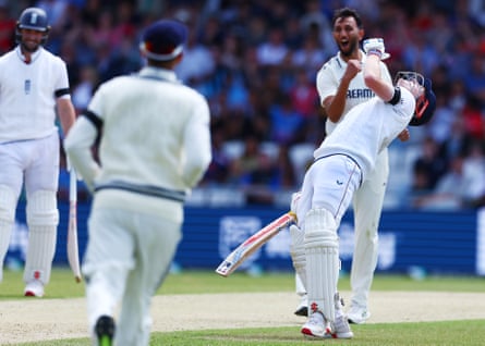 Harry Brook cannot hide his frustration after missing out on a century