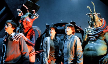 River Phoenix, Jason Presson and Ethan Hawke in Explorers.