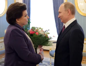 Russian president Vladimir Putin wishes Valentina Tereshkova happy 80th birthday.