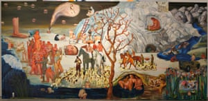 the right panel of Nicole Eisenman’s Progress: Real and Imagined, 2006, from Radical Figures: Painting in the New Millennium. Photograph: Courtesy of Ringier AG/Sammlung Ringier, Switzerland