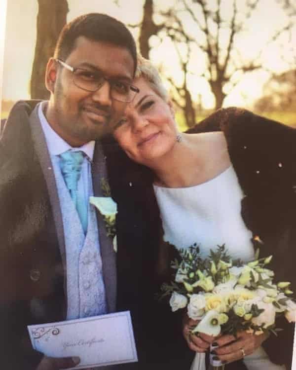 Minna and Kavi, getting married in February 2020, in Merton register office
