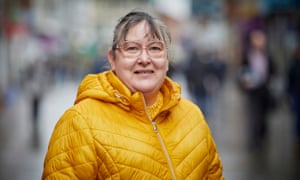 Claire Lord on Rochdale High Street.