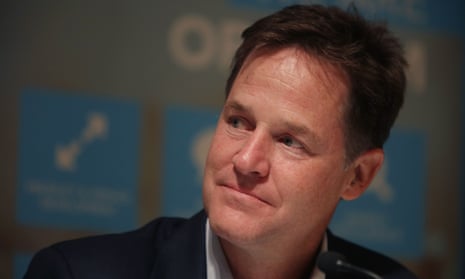 Nick Clegg: ‘I feel duty bound to push them to take sensible decisions and not idiotic ones.’