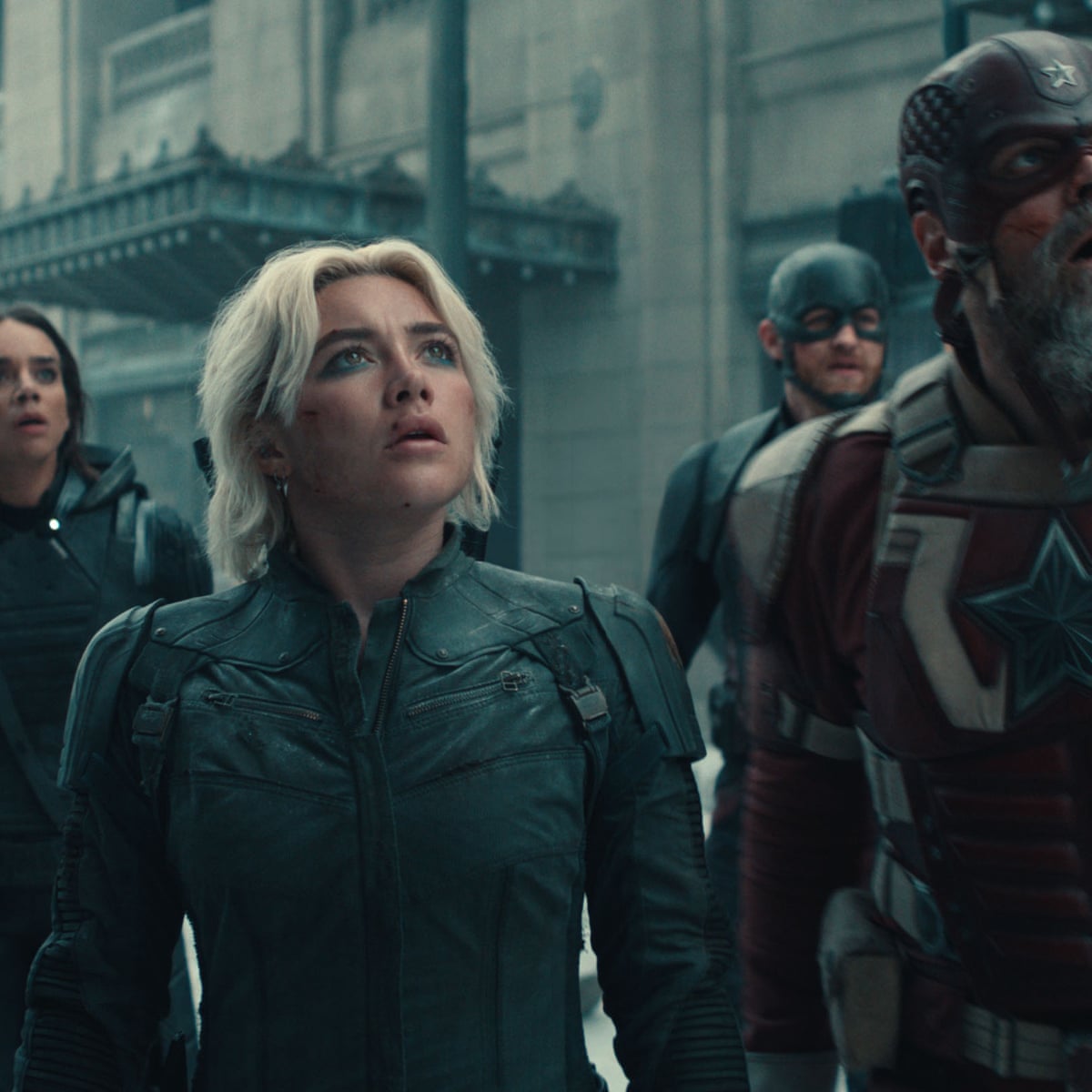 Thunderbolts* review – Florence Pugh is saving grace of Marvel's hit-and-miss mess | Superhero movies | The Guardian