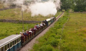 The Ravenglass and Eskdale narrow gauge railway in Cumbria.
