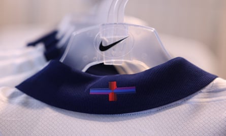 Nike’s redesigned St George’s Cross.