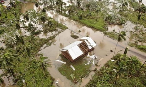 Destruction on Vanua Levu, Fiji’s second-largest island, caused by category 5 Cyclone Yasa.