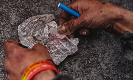 Fentanyl users in the Tenderloin neighborhood of San Francisco