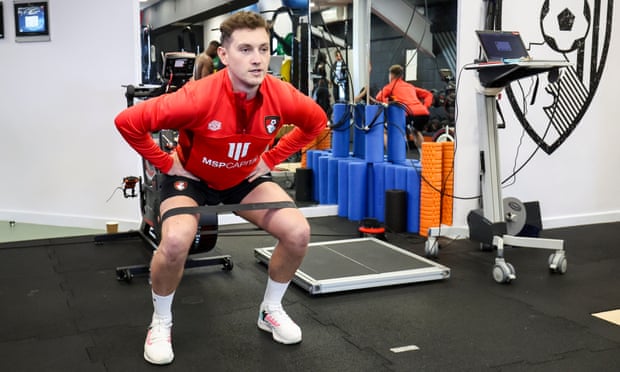 David Brooks working out in pre-season.