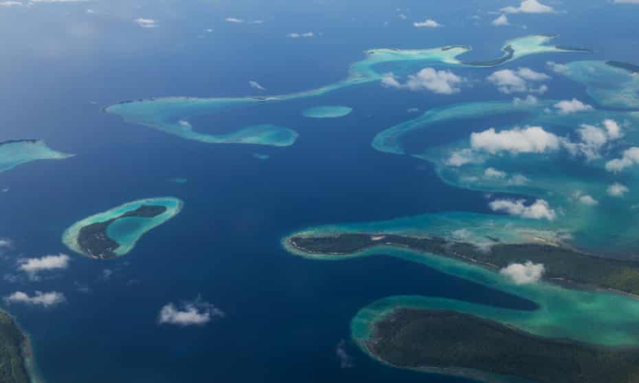 The Solomon Islands and other Pacific island nations are under threat from climate change. 