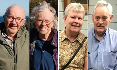 Don Patterson, Gail Patterson, Heather Wilkinson and Ian Wilkinson.