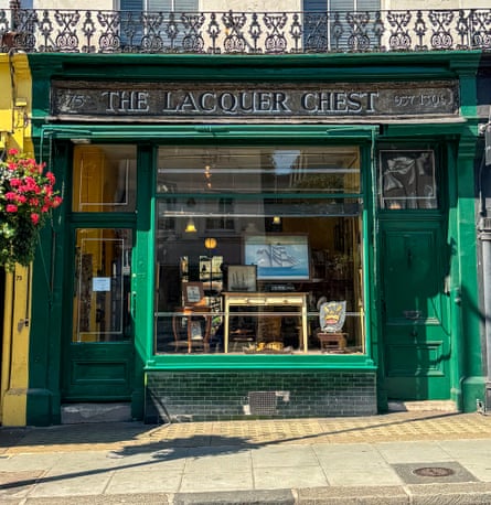 The shop in Kensington Church Street, London.