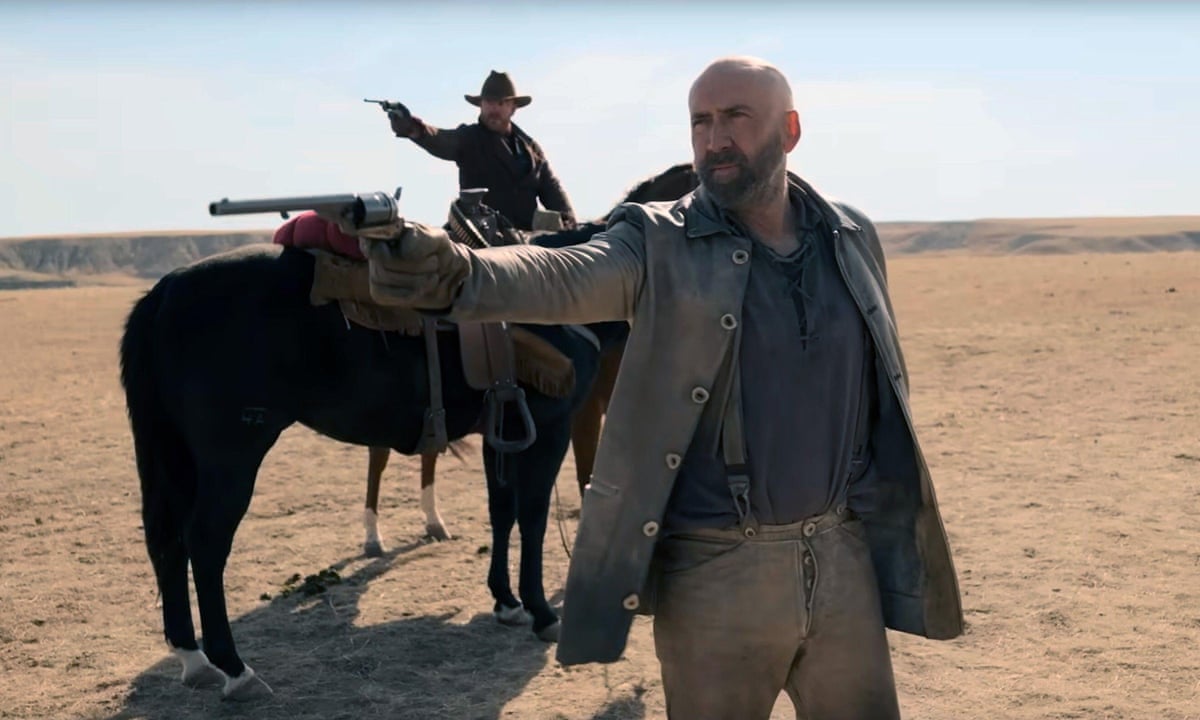 Butcher's Crossing review – Nicolas Cage keeps quiet in buffalo-hunting  western | Movies | The Guardian