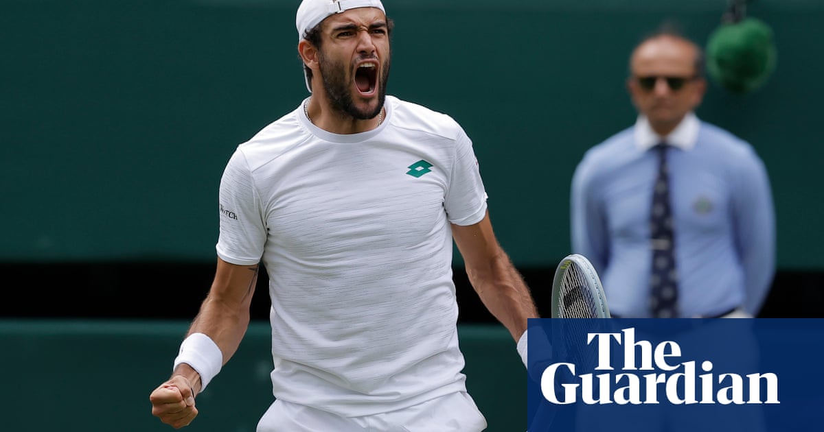 Matteo Berrettini beats Hurkacz and becomes first Italian in Wimbledon final