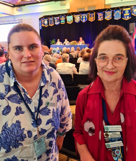 Daria Hadley and Mary Hollingworth from the CWA Guyra evening branch.