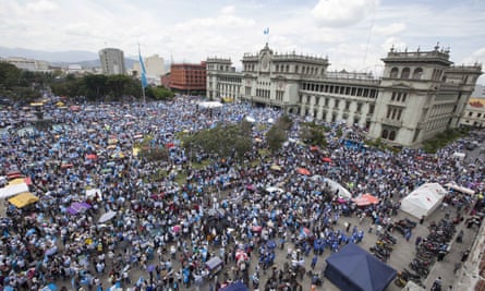 Guatemala City protest