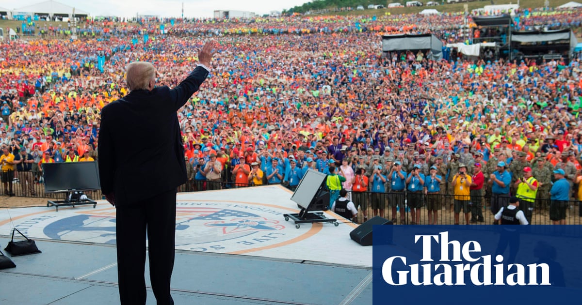 The Worst Boy Scout Donald Trump Takes Kids On The Wrong Kind Of Ramble Donald Trump The Guardian The Worst Boy Scout Donald Trump Takes Kids On The Wrong Kind Of Ramble Donald Trump The Guardian