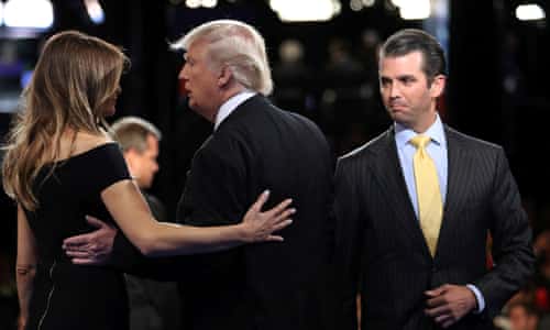 Trials of Donald Jr turn into another Trump family affair