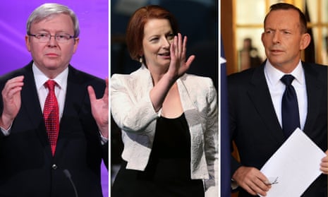 Kevin Rudd, Julia Gillard and Tony Abbott