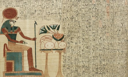 Aucune mention de meurtre… une partie du papyrus du Livre des morts qui a accompagné la reine Nedjmet dans l'au-delà.
