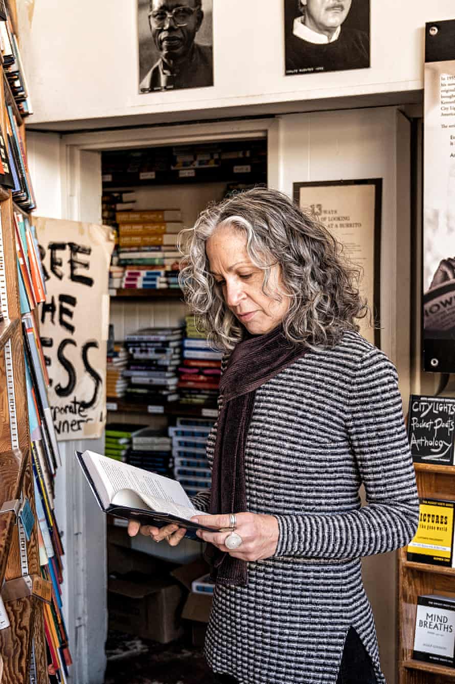 City Lights Bookstore owner Elaine Katzenberger