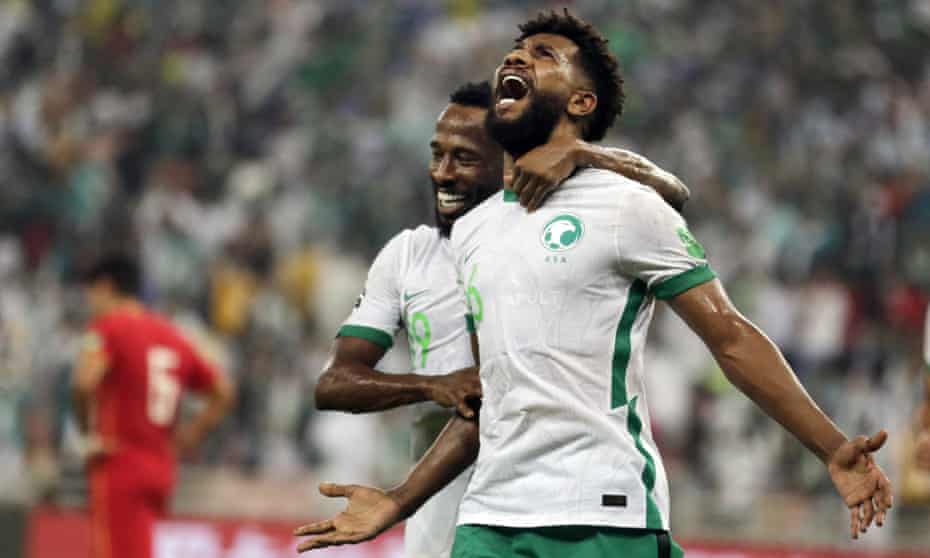 How Saudi Arabian Football Is Thriving With Two Big Targets In Sight Soccer The Guardian How Saudi Arabian Football Is Thriving With Two Big Targets In Sight Soccer The Guardian