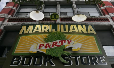 ‘The glory days of the Marijuana party were from 2000 to 2003’ ... the party bookshop in Vancouver.