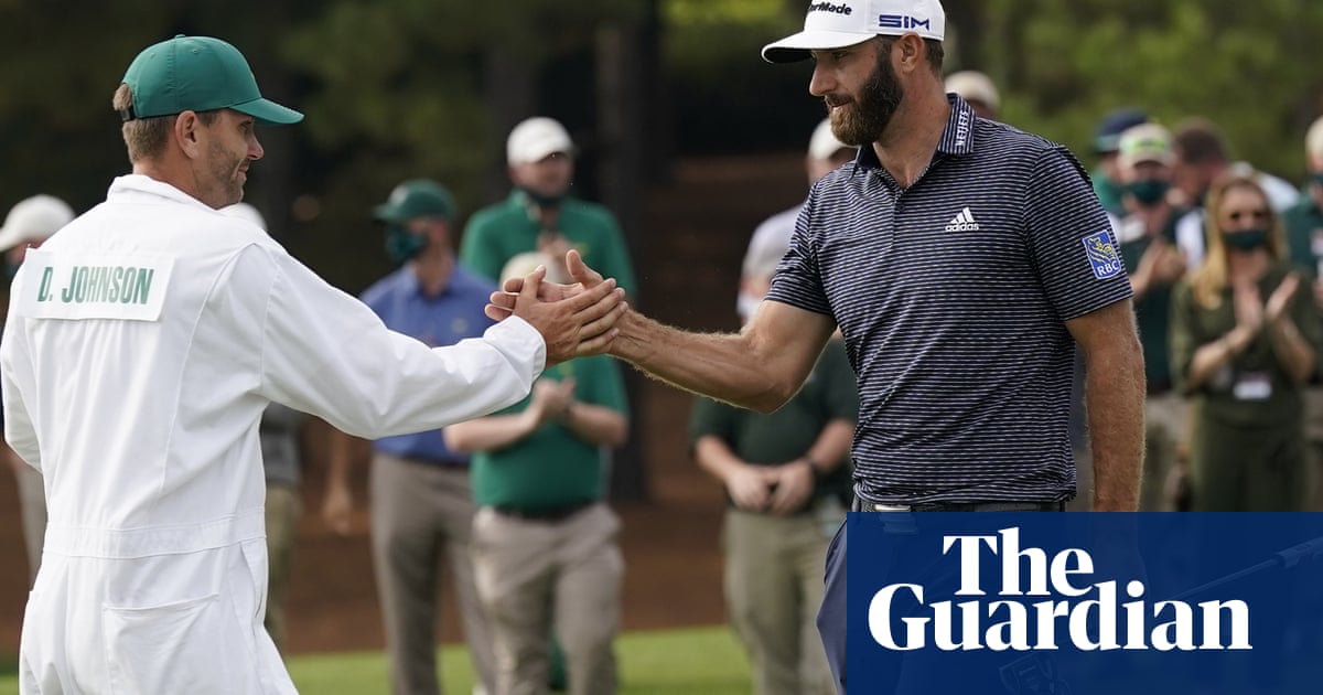 Dustin Johnson realises Masters dream with caddie brother at his side