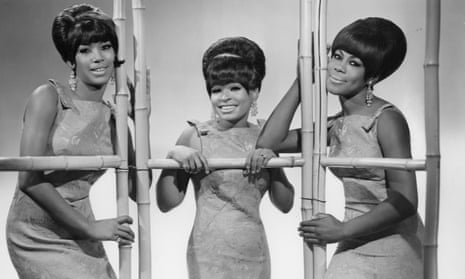 The Marvelettes in New York in the mid-1960s. Wanda Young, centre, with Katherine Anderson, left, and Gladys Horton.