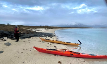 A white ground-coral beach north of Svolvaer