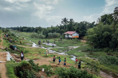 Rohingya village near Sittwe