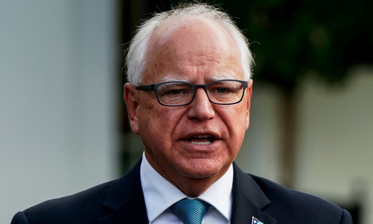 Who is Tim Walz? The governor with a history of winning over Republicans | US elections 2024 | The Guardian