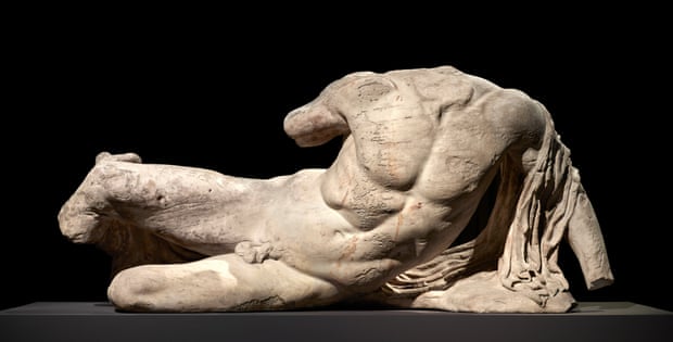 The river god Ilissos, from the west pediment of the Parthenon, c438-432BC.