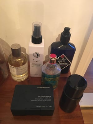 Tim Jonze’s beauty products