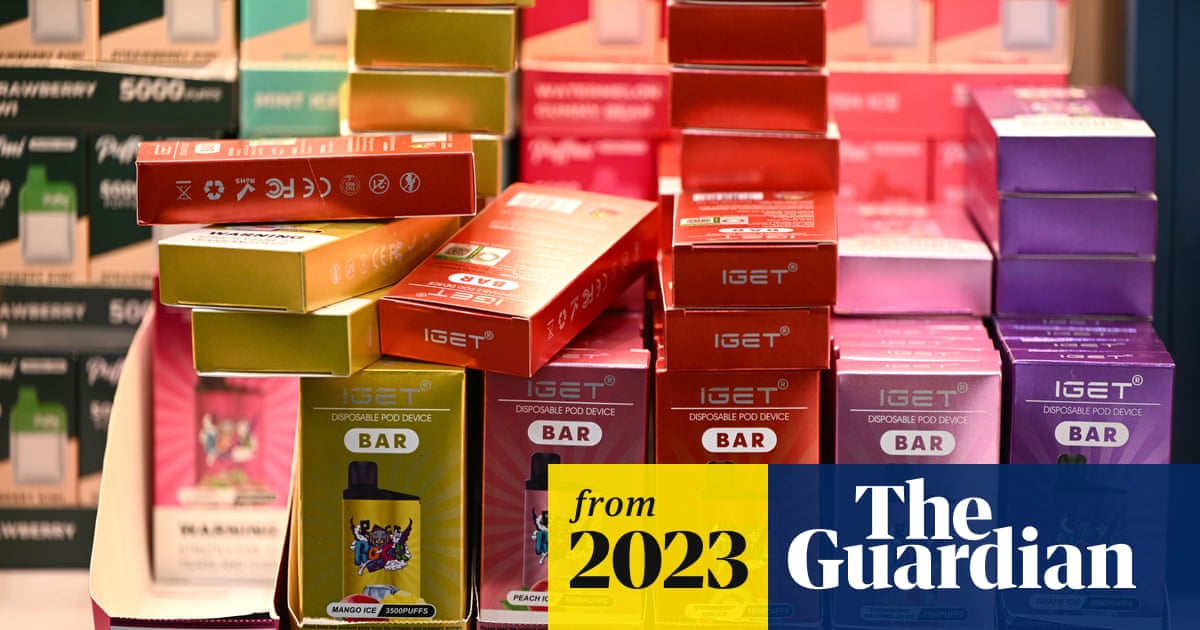 Australia to ban disposable, single-use vape imports from January to help cut addiction in children | Health | The Guardian Australia to ban disposable, single-use vape imports from January to help cut addiction in children | Health | The Guardian