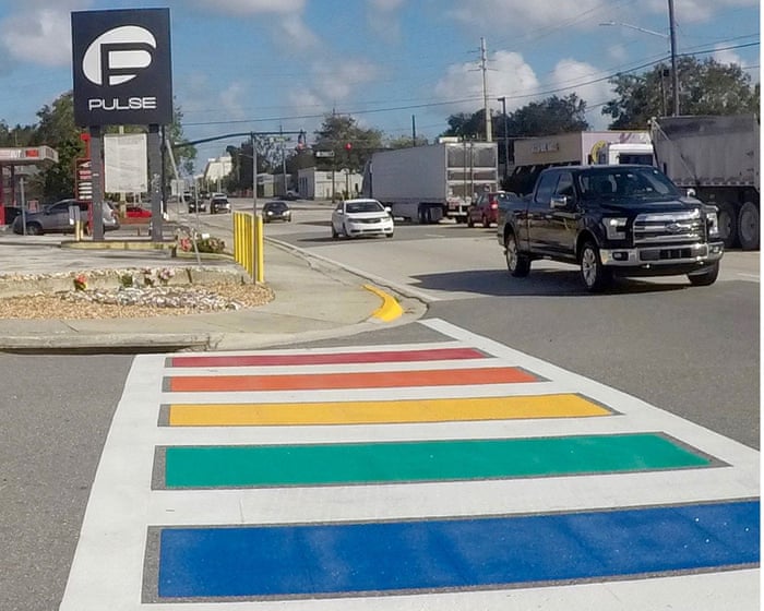 Florida removes rainbow crosswalk honoring victims of Pulse nightclub shooting