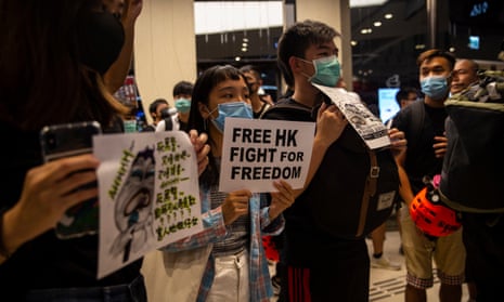 Protesters rally in Hong Kong