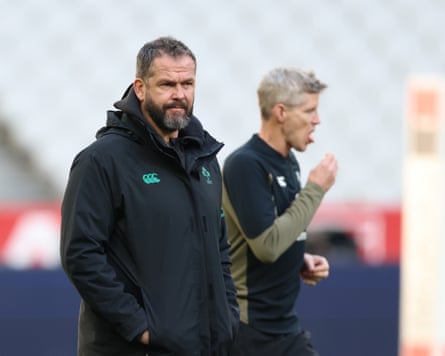 Ireland’s head coach Andy Farrell