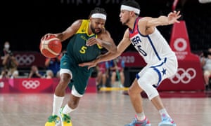 Patty Mills and Devin Booker