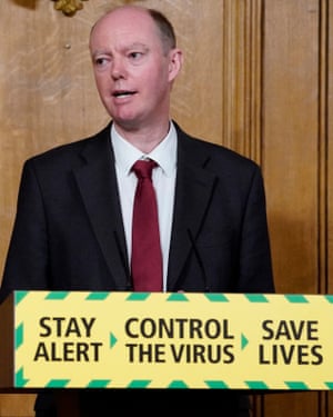 The Chief Medical Officer, Professor Chris Whitty.